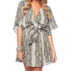 BuddyLove Connie Tie Front Mini Dress